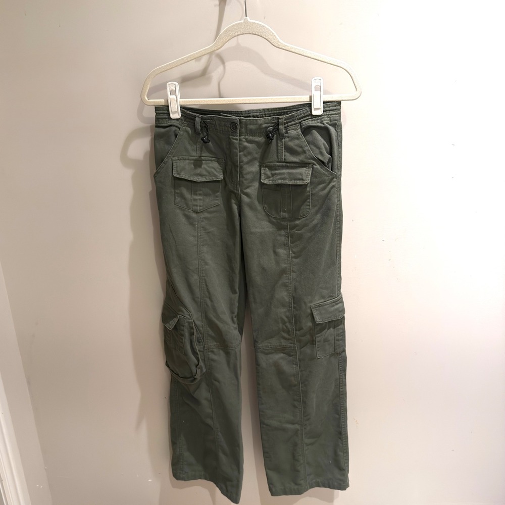 Khaki Cargo Pants Women Cargo Pants Olive Green Utility Pants Casual One Size
